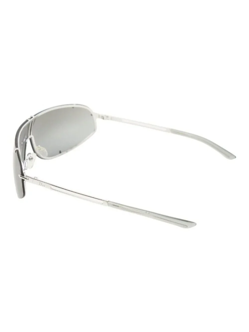 Dior Vintage Sunglasses Silver Acetate Metal Eyewear